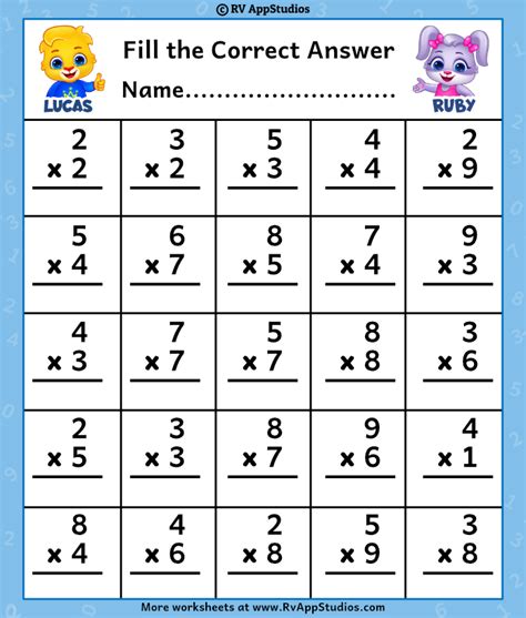 multiplication practice worksheets|Multiplication Worksheets .